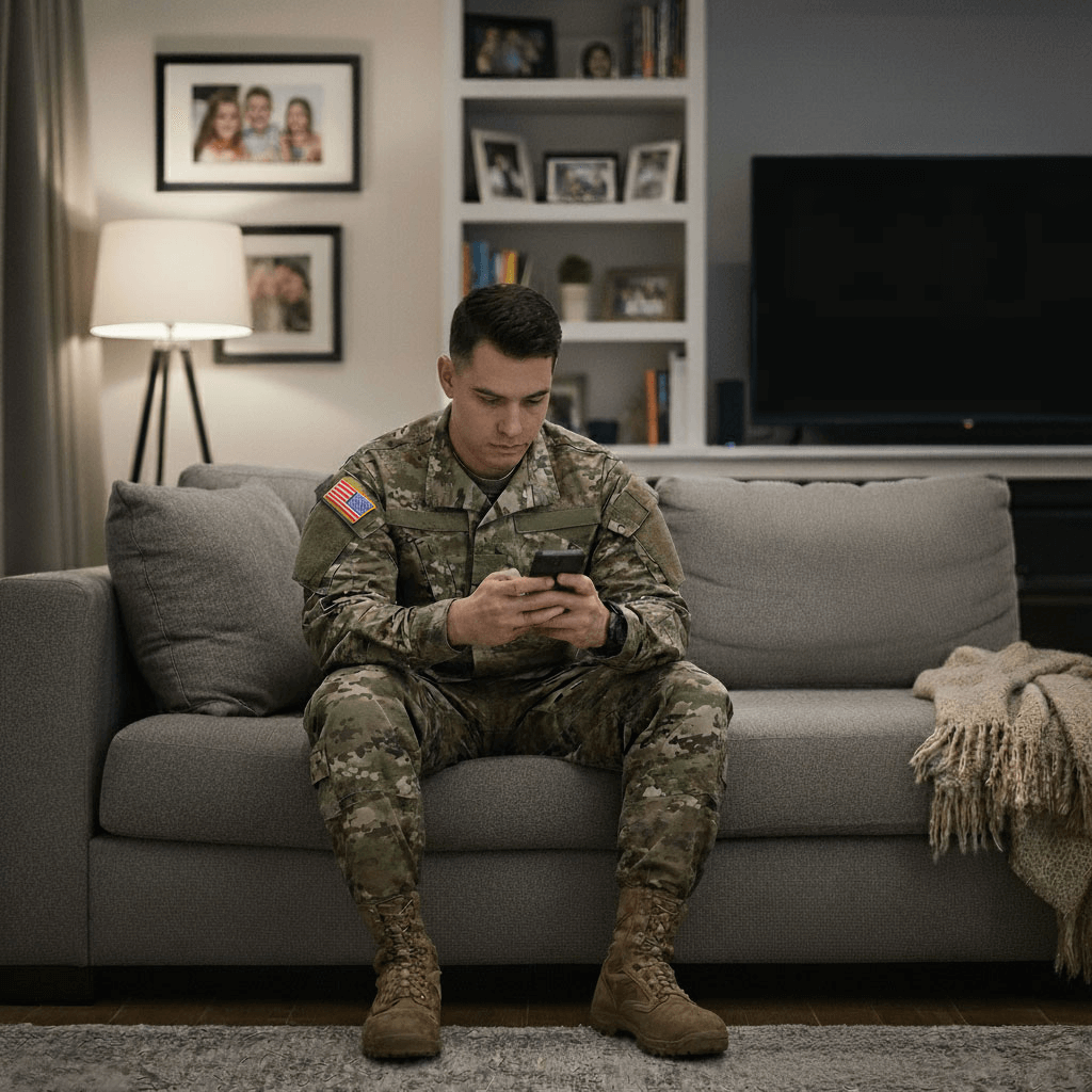 Military service member accessing care